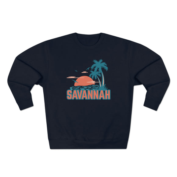 Premium Savannah, Georgia Sweatshirt - Unisex Premium Crewneck Sweatshirt