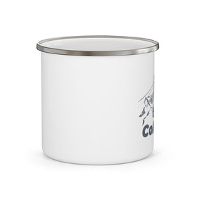 Colorado Camp Mug - Retro Enamel Camping Colorado Mug - 0