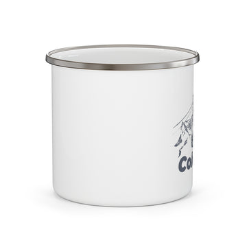Colorado Camp Mug - Retro Enamel Camping Colorado Mug - 0