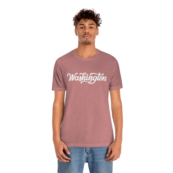 Washington T-Shirt - Hand Lettered Unisex Washington Shirt