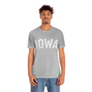 Iowa T-Shirt - Paint Text Unisex Iowa Shirt-14