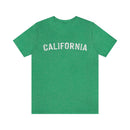 California T-Shirt - Paint Text Unisex California Shirt-1