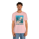 Laguna Beach, California T-Shirt - Retro Palm Tree & Beach Unisex Laguna Beach Shirt-112