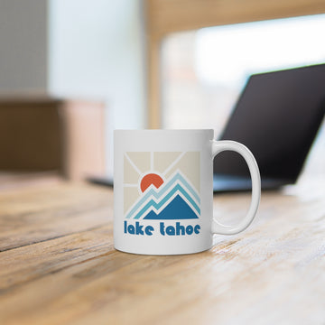 Lake Tahoe, California Mug, Ceramic Lake Tahoe, California Mug, Lake Tahoe, California Coffee Mug - 0