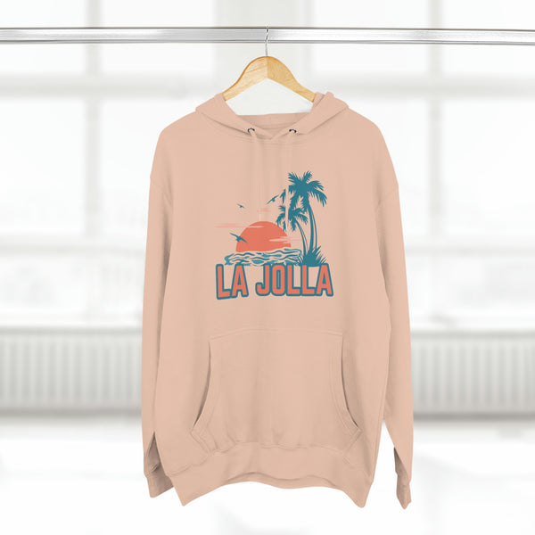 Premium La Jolla, California Hoodie - Palm Tree Unisex Sweatshirt