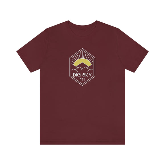 Big Sky, Montana T-Shirt - Sun Unisex Big Sky Shirt