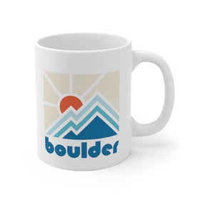 Boulder, Colorado Mug, Ceramic Boulder, Colorado Mug, Boulder, Colorado Coffee Mug