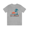 La Jolla, California T-Shirt - Retro Palm Tree & Beach Unisex La Jolla Shirt