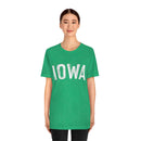 Iowa T-Shirt - Paint Text Unisex Iowa Shirt-10