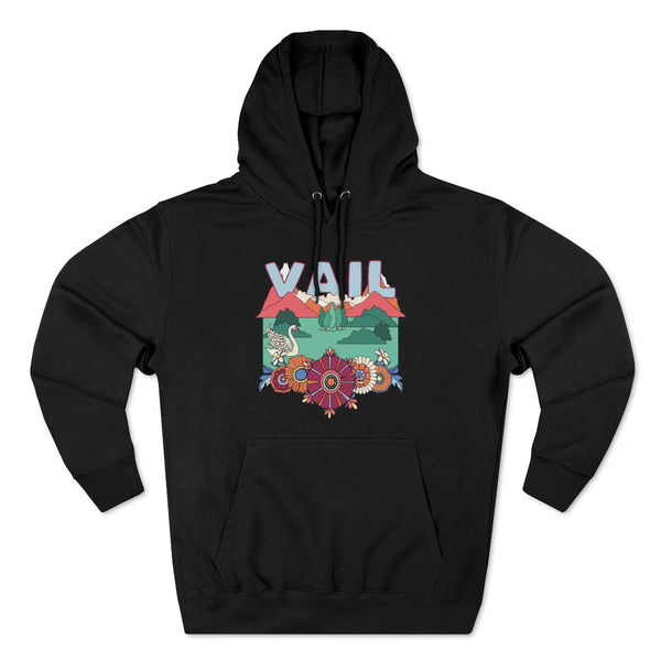 Premium  Vail, Colorado Hoodie - Boho Unisex Sweatshirt