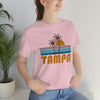 Tampa, Florida T-Shirt - Retro Palm Tree Unisex Tampa Shirt