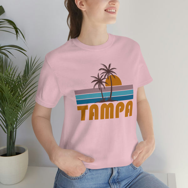 Tampa, Florida T-Shirt - Retro Palm Tree Unisex Tampa Shirt