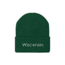 Wisconsin Knit Beanie - Adult Embroidered Snowflake Wisconsin Knit Hat-13