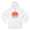 Premium Connecticut Hoodie - Retro 80s Unisex Sweatshirt
