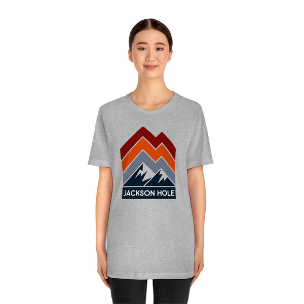 Jackson Hole, Wyoming T-Shirt - Retro Mountain Unisex Jackson Hole Shirt