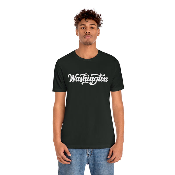 Washington T-Shirt - Hand Lettered Unisex Washington Shirt