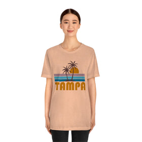 Tampa, Florida T-Shirt - Retro Palm Tree Unisex Tampa Shirt