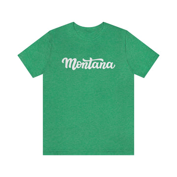 Buy heather-kelly Montana T-Shirt - Hand Lettered Unisex Montana Shirt