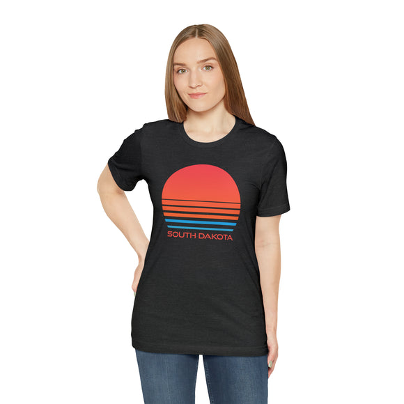 South Dakota T-Shirt - Retro 80s Unisex South Dakota Shirt
