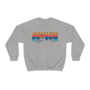 Jackson Hole, Wyoming Sweatshirt - Mountain & Birds Unisex-17