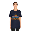 La Jolla, California T-Shirt - Retro Palm Tree Unisex La Jolla Shirt-47