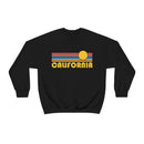 California Sweatshirt - Retro Sunrise Unisex-9