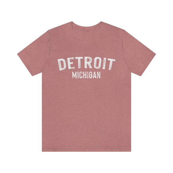 Detroit, Michigan Shirt - Paint Text Unisex Detroit T-Shirt