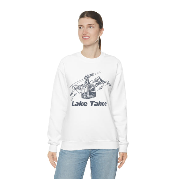 Lake Tahoe, California Sweatshirt - Ski Lift Unisex