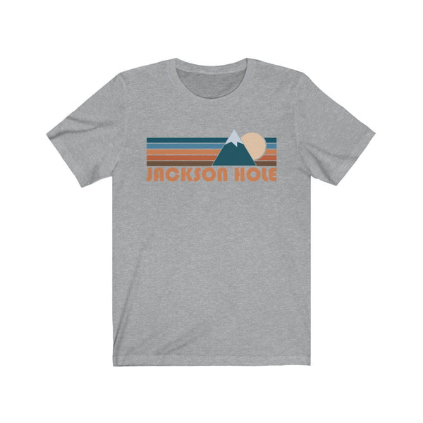 Jackson Hole, Wyoming T-Shirt - Retro Mountain Adult Unisex Jackson Hole T Shirt