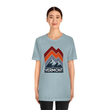 Vermont T-Shirt - Retro Mountain Unisex Vermont Shirt - 0