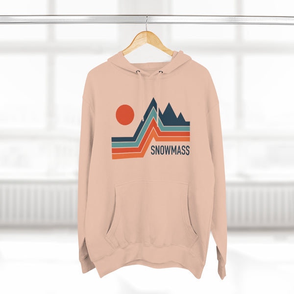 Premium Snowmass, Colorado Hoodie - Retro Unisex Sweatshirt