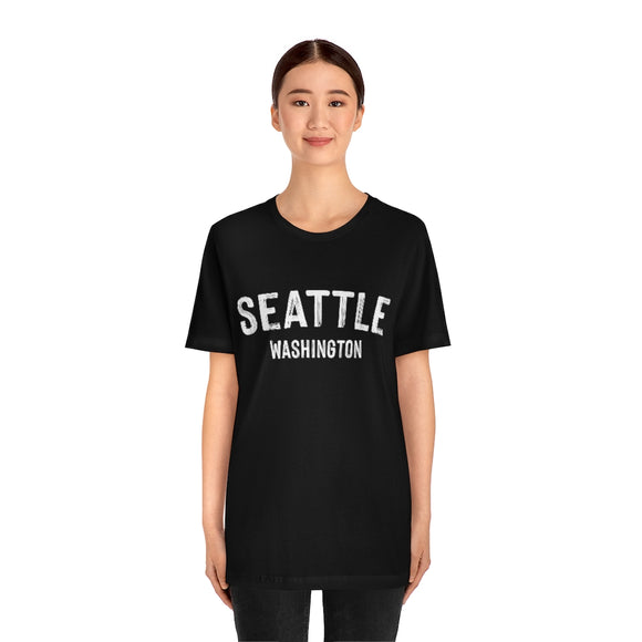Seattle, Washington Shirt - Paint Text Unisex Seattle T-Shirt