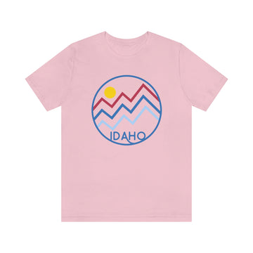 Buy pink Idaho T-Shirt - Retro Unisex Idaho T Shirt