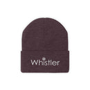Whistler BC, Canada Beanie Snowflake - Embroidered Whistler Knit Hat-37