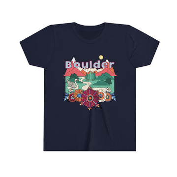 Boulder Youth T-Shirt - Boho Colorado Kid's TShirt