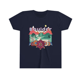 Boulder Youth T-Shirt - Boho Colorado Kid's TShirt