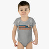 Telluride Baby Bodysuit - Retro Mountain Telluride, Colorado Baby Bodysuit