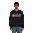 Brooklyn, New York Sweatshirt Retro Bike - Unisex Adult Crewneck Brooklyn Sweatshirt-11