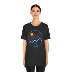 California T-Shirt - Retro Unisex California T Shirt - 0