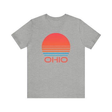 Buy athletic-heather Ohio T-Shirt - Retro 80s Unisex Ohio Shirt