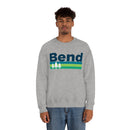 Bend, Oregon Sweatshirt - Retro Trees Unisex-19