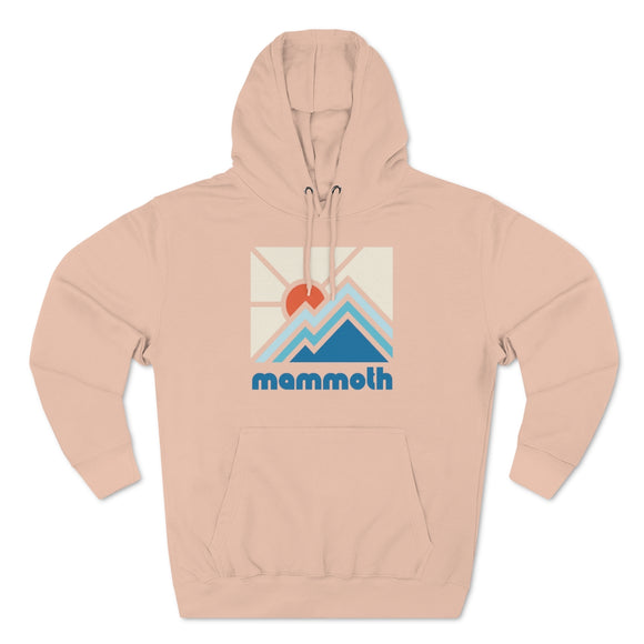 Premium Mammoth, California Hoodie - Min Mountain Unisex Sweatshirt