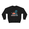 Longboat Key, Florida Sweatshirt - Unisex Retro Palm Tree Crewneck Longboat Key Sweatshirt