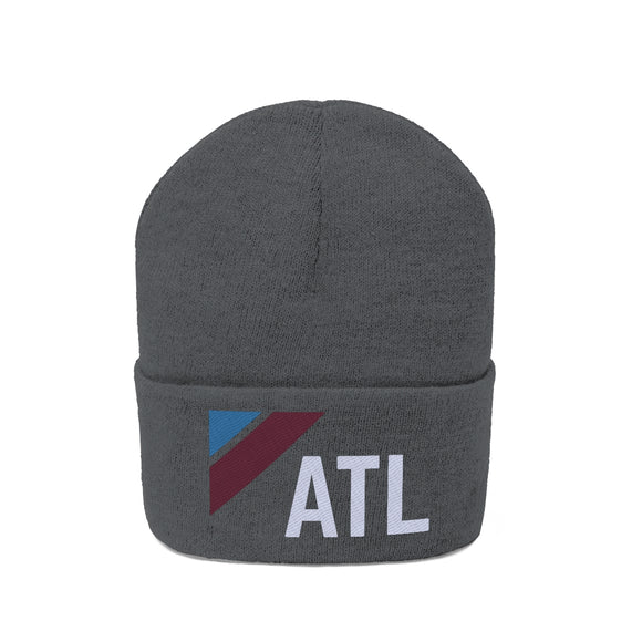 Atlanta, Georgia Beanie - Adult Embroidered Retro Atlanta Knit Hat
