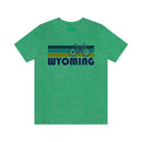 Wyoming T-Shirt - Retro Mountain Bike Adult Unisex Wyoming T Shirt-1