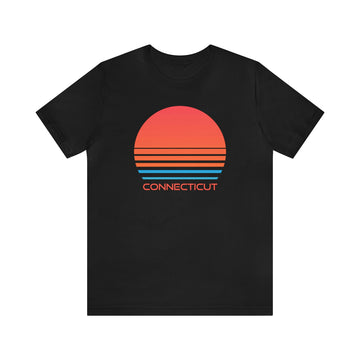 Buy black Connecticut T-Shirt - Retro 80s Unisex Connecticut Shirt