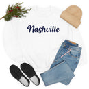 Nashville, Tennessee Sweatshirt - Script Unisex-7