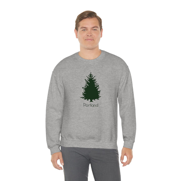 Portland, Oregon Sweatshirt - Tree Unisex