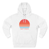 Premium West Virginia Hoodie - Retro 80s Unisex Sweatshirt