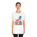 Tulum, Mexico T-Shirt - Retro Palm Tree & Beach Unisex Tulum Shirt-3